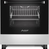 Baeckerhaft Freestanding Gas Cooker with 4 Burners + 1 Wok, Turbo Fan, Digital Timer, Full Safety System, Sabaf Italian Burners, Stainless Steel Finish Size 60x60x82 cm Made in Turkey, 1Year warranty