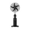 Nobel 16" Fan Blade RECHARGEABLE Mist Standing Fan, Wide Oscillation with 4 Stack Bright LED 60 Hours Battery Life (Low Light), 30 Hours Battery Life (High Light) NF888MRC