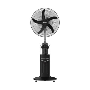 Nobel 16" Fan Blade RECHARGEABLE Mist Standing Fan, Wide Oscillation with 4 Stack Bright LED 60 Hours Battery Life (Low Light), 30 Hours Battery Life (High Light) NF888MRC