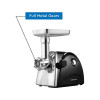 Nobel Meat Grinder with Stainless Steel Cutting Blade and Fine, Durable Gear Box Reverse Function NMG205