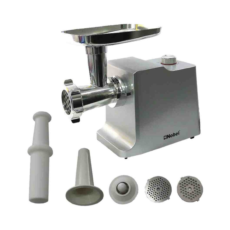 Nobel Meat Grinder with 3 PCS S/Steel Plates-3mm+5mm+8mm, NMG3000