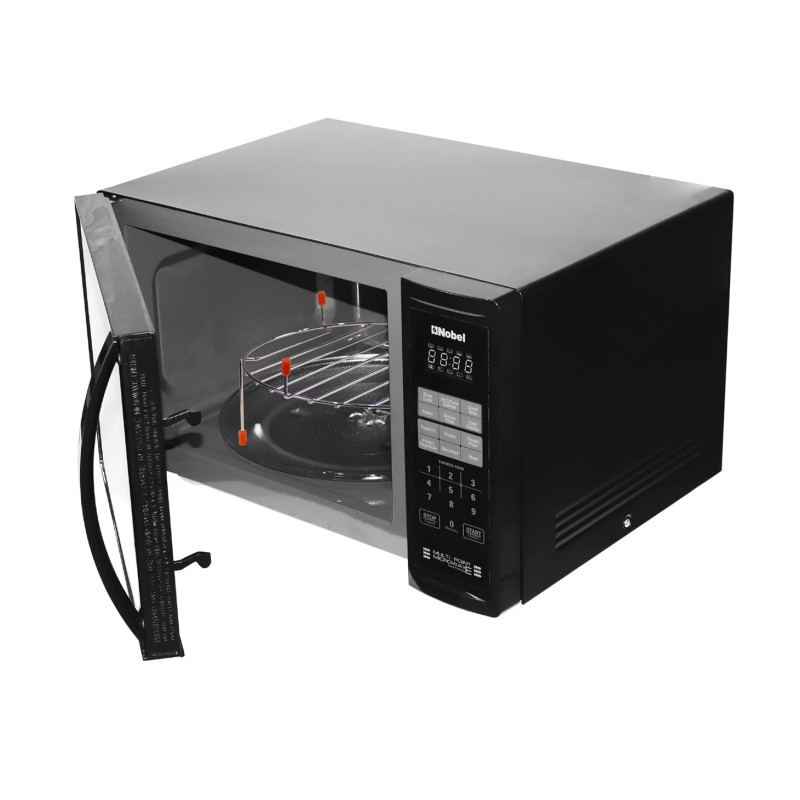 Nobel 36Litre Digital Microwave Oven with 7 Auto Menus, 11 Microwave Power Levels, Internal Lighting, Cooking End Signal, 99,99 Minutes Digital Timer with Bell Ring NMO40D
