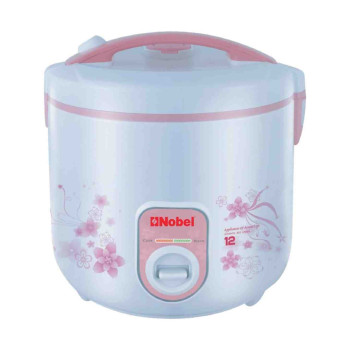 Nobel Rice Cooker White 1.8 Litre Plastic Body NRC18