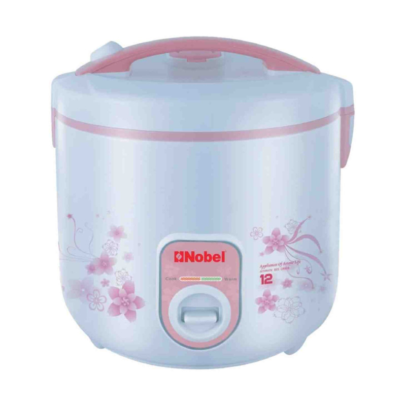 Nobel Rice Cooker White 1.8 Litre Plastic Body NRC18