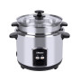 Nobel Rice Cooker Stainless Steel Tempered Glass Lid 28L 1000W NRC280S