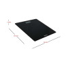 Nobel Weighing Scale Black 150 Kgs Tempered Glass Digital Anti Slip Feet NBS52BK