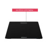 Nobel Weighing Scale Black 150 Kgs Tempered Glass Digital Anti Slip Feet NBS52BK
