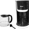 Nobel Coffee Machine Black 1.5 Litre 12 Cups Auto Keep Warm Function Boiling Dry Protection Dishwasher Safe NCM10