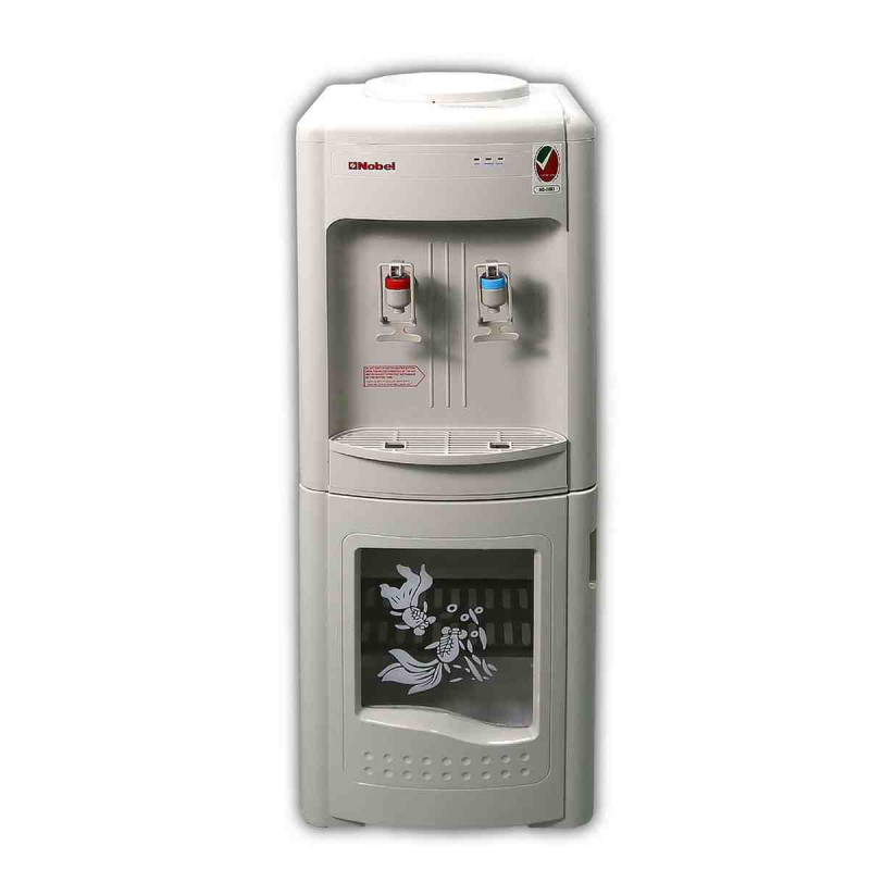 Nobel Water Dispenser Free Standing White Cabinet Model NWD1560 1Year Full & 5Year Compressor Warranty.