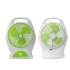 NOBEL RECHARGEABLE BOX FAN White 8 inch Fan Blade LED Light 9 Speed NBF87R