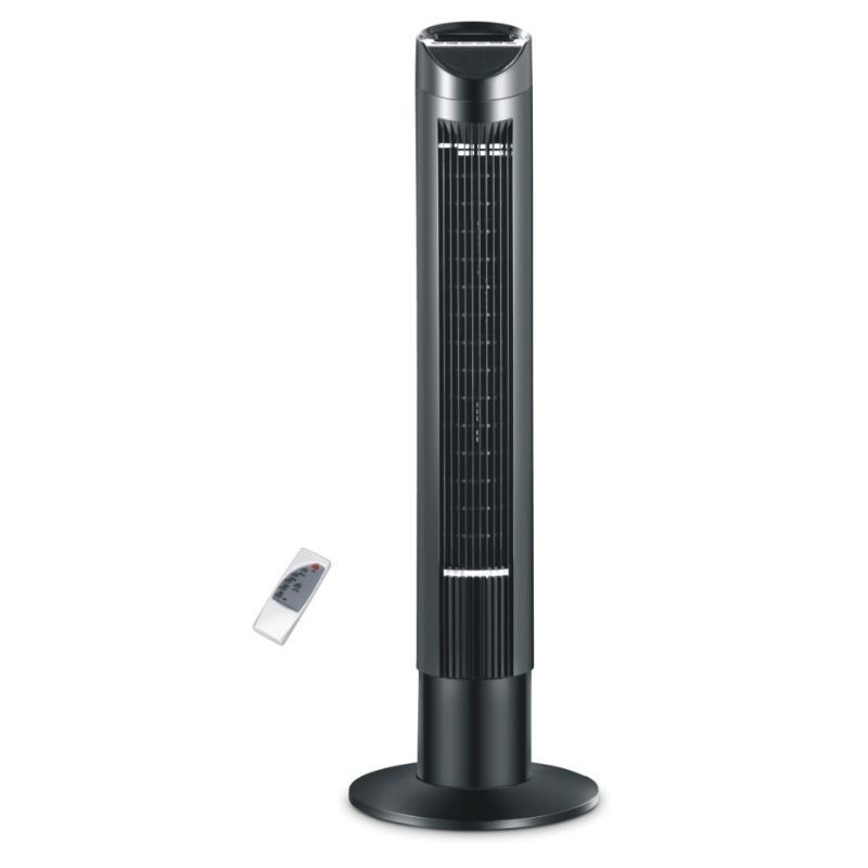 Nobel Tower Fan 3-Speed, Automatic Oscillation, 15-Hour Timer, Ionizer, LED Display NTF300R