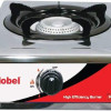 Nobel Nobel Gas Stove Single Gas Burner/Single Brass Burner, Stainless Steel Body Enamel Porcelain Trivet  NGT1001