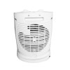Nobel Fan Heater Gray High Heating Efficiency Adjustable Thermostat Control 2 Power Settings Over Heat Protection NFH200