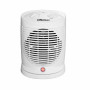 Nobel Fan Heater Gray High Heating Efficiency Adjustable Thermostat Control 2 Power Settings Over Heat Protection NFH200
