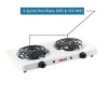 Nobel Hot Plate White Double NHPS002