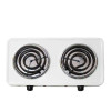 Nobel Hot Plate White Double NHPS002