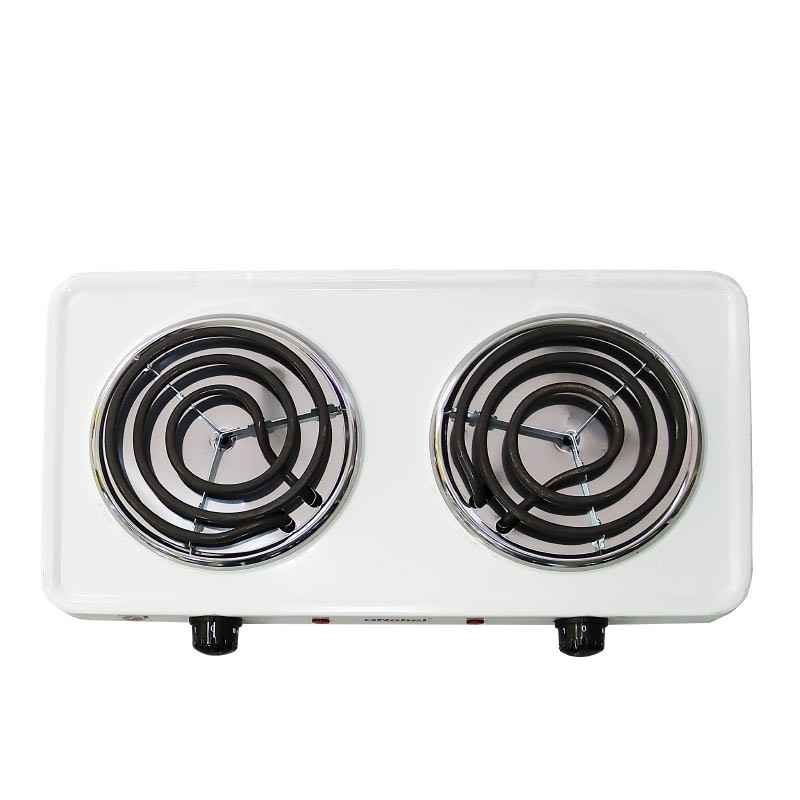 Nobel Hot Plate White Double NHPS002