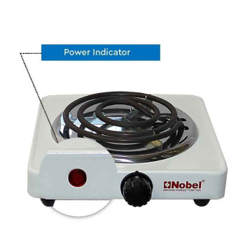 Nobel Hot Plate White Single NHPS001