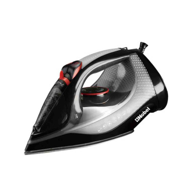 Nobel Steam Iron, Dry Ironing, Spray & Steam Function, Powerful Burst & Vertical Steam, Adjustable Control, 360° Swivel Cord Guard, Overheat Safety, Indicator Light 300ml 2400W NSI30
