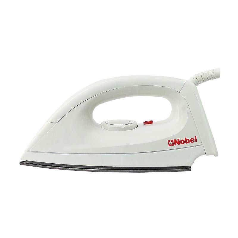 Nobel Dry Iron White 1100W Non Stick Soleplate NDI333