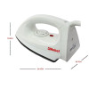 Nobel Dry Iron White 1100W Non Stick Soleplate NDI333