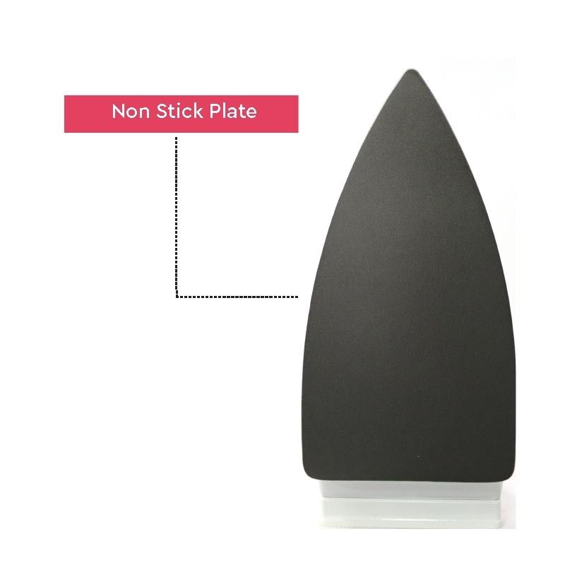 Nobel Dry Iron White 1100W Non Stick Soleplate NDI333