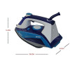 Nobel Steam Iron 2400W With Special Collar Cut, Blue And Black, 1 Year Warrenty, Blue Black, NSI28