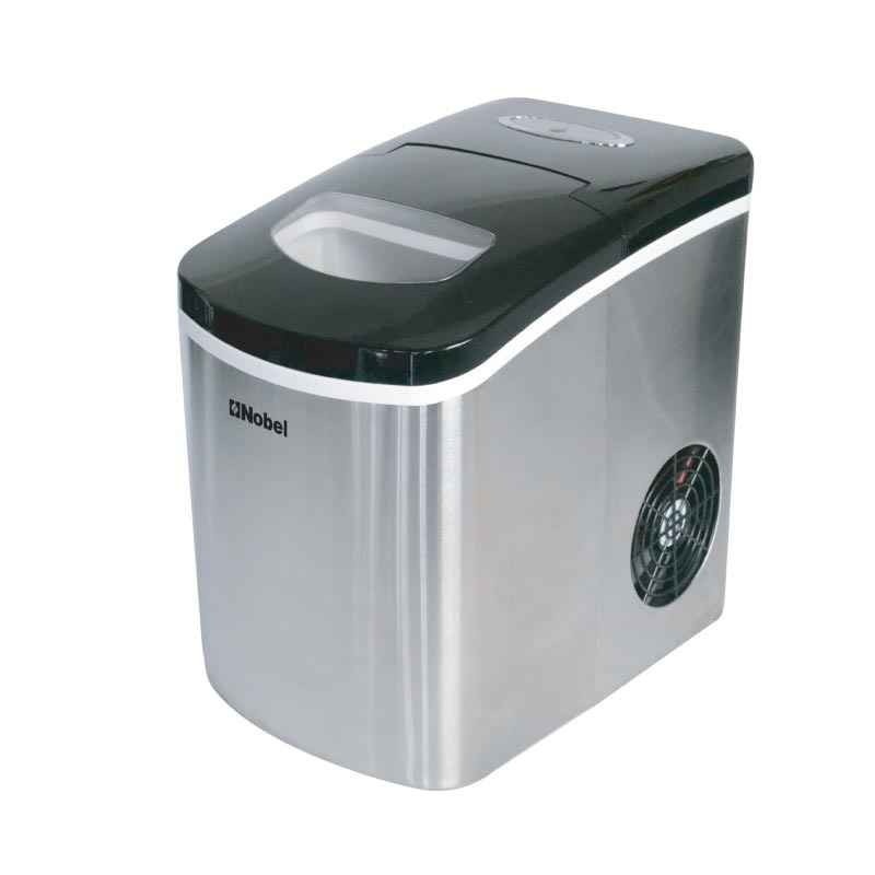 Nobel Ice Cube Maker 9 pieces of Ice per 6 to 9 minute cycle, with 1.7 Litres Water Tank Capacity & 600gram Ice bin Capacity,10-12 Kgs Ice Making Capacity per 24 Hours NIM18S