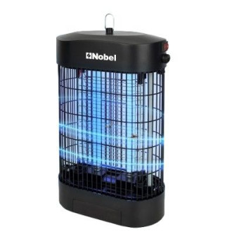 Nobel Efficient 2-Element Insect Killer with UV Tubes, 360° Metal Guard Design, Scratch Resistance, and Wide Area Coverage for Homes and Commercial Spaces Long UV Life, Compact and Lightweight NIK720