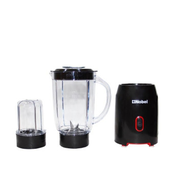 Nobel Table Top Blender Black 600Ml Grinder Cup Stainless Steel Blade  NB110L