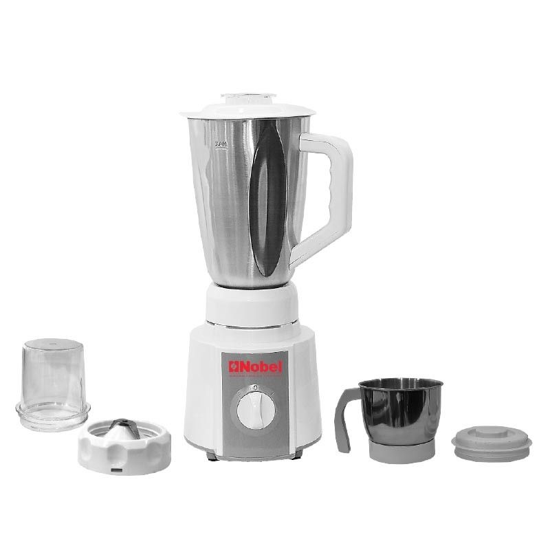 Nobel Table Top Blender Stainless Steel 1.5 Litre  Chopper & Grinder NB201SS