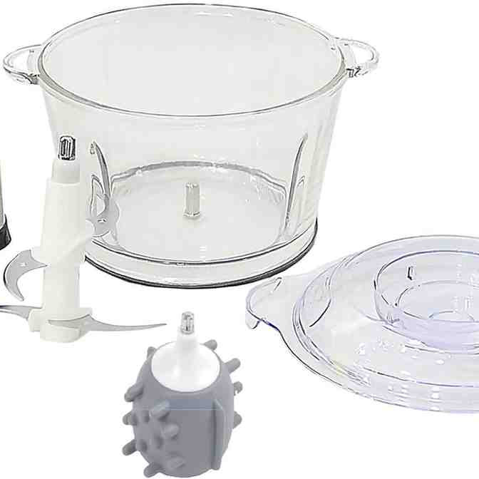 Nobel Chopper Transparent 1.8 Litre Full Metal Gear Stainless Steel Blade NCFP418GP