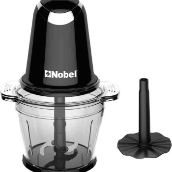 Nobel Chopper Black 1 Litre Glass Bowl Plastic Body NCFP363