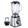 Nobel 2 in 1 Blender & Grinder, Stainless Steel Base, 1.5L Glass Jar & Grinder, NB515CRI