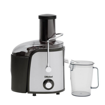Nobel Juicer with 2 Litres Pulp Container and 1.1 Litre Juicer Cup, Feeding Tube 75mm, 2 Speed Control, and Overheat Protection & Safety Lock Device NJE101E