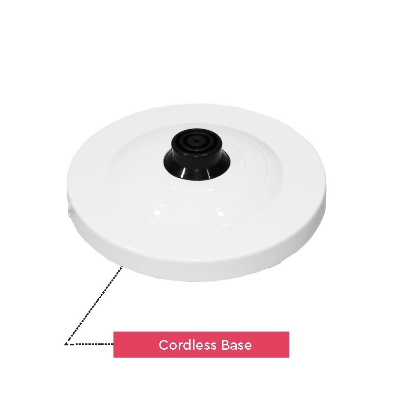 Nobel Kettles 1.7 Litre, Single Sided Water Window with 360 Degree Strix Control, Boiling Dry Protection Auto Shutoff NK17PW