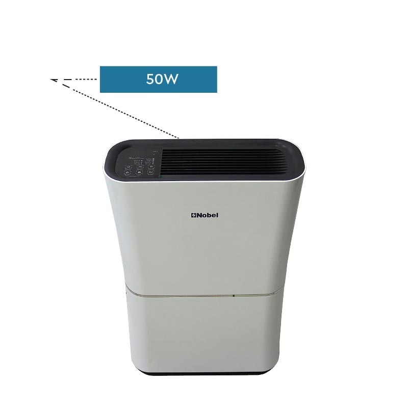 Nobel Air Purifier White 48M2 Area To Clean 3 Filters 4 Speed Led Indicator NAP400