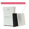 Nobel Air Purifier White 48M2 Area To Clean 3 Filters 4 Speed Led Indicator NAP400