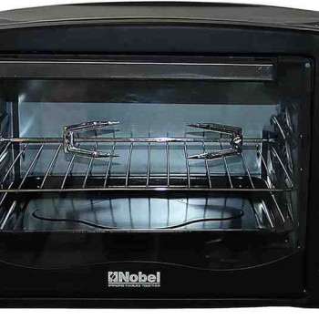 Nobel 45 Litre Electric Oven 60 Minutes Timer with Bell, Rotisserie & Inner Lamp Stainless Steel Handle,  NEO45