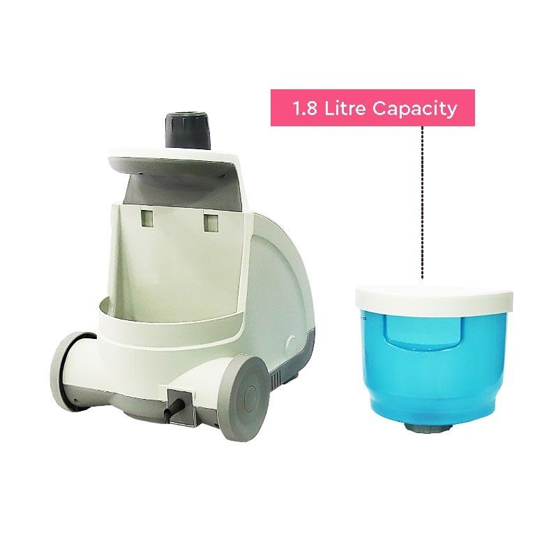 Nobel Garment Steamer 1.5 Liter 1750W Telescopic Pole Auto White Model - NGS25