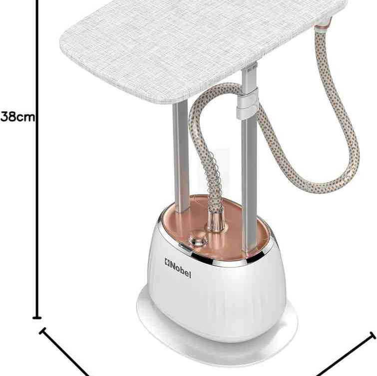 Nobel 1.6L Detachable Water Tank Garment Steamer, Heats Up in Just 45 Seconds, 50 Minutes of Steady Steam Output to Remove Stubborn Wrinkles 1800W NGS55