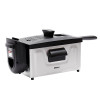 Nobel Deep Fryer 3Ltr Capacity with 700g Frying Capacity and has Detachable Enamel Oil Tank,Plastic Lid with Stainless Steel and Filter NDF7G