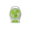 Nobel 8” Rechargeable Box Fan – 9 Speed, LED Light, Portable Battery Fan NBF87R