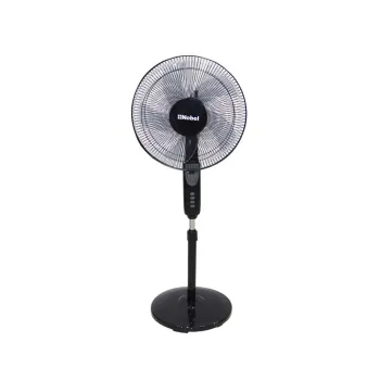 Nobel Fan 16" 90-Degree Oscillation Stand Fan with Multi Speed Function Dual Frequency, 3 Blades with Air Vortex Technology NF140