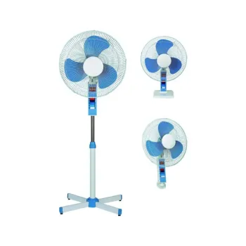 Nobel 3-in-1 Stand 16" Fan , 3-Speed, 85° Oscillation, Copper Motor, Polypropylene Blades, Strong Airflow, Quiet Operation, 1200 RPM, 60W NF311