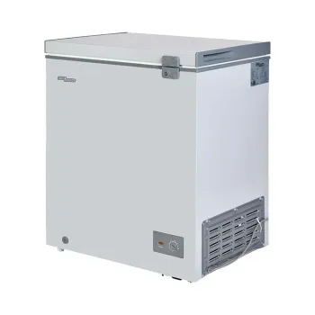 Super General 200 Liter Chest Freezer, Compact Deep Freezer with Storage Basket, Grey, 1-Year Warranty, SGF222HMS