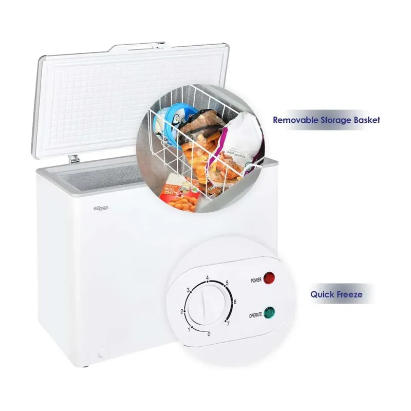 Super General 250 Liter Chest Freezer, Energy Efficient, Lock and Key, light-weight construction, 1-Year Warranty, SGF244HE