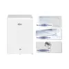Super General 90 Liter Compact Mini Refrigerator Beverage Fridge with Child Lock, Shelf, Freezer Box, Reversible Door SGR045H