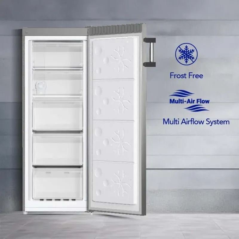 Super General 215L Upright Freezer SGUF301NFDCI, Inverter Compressor, No Frost, Reversible Door, LED Display with Digital Control