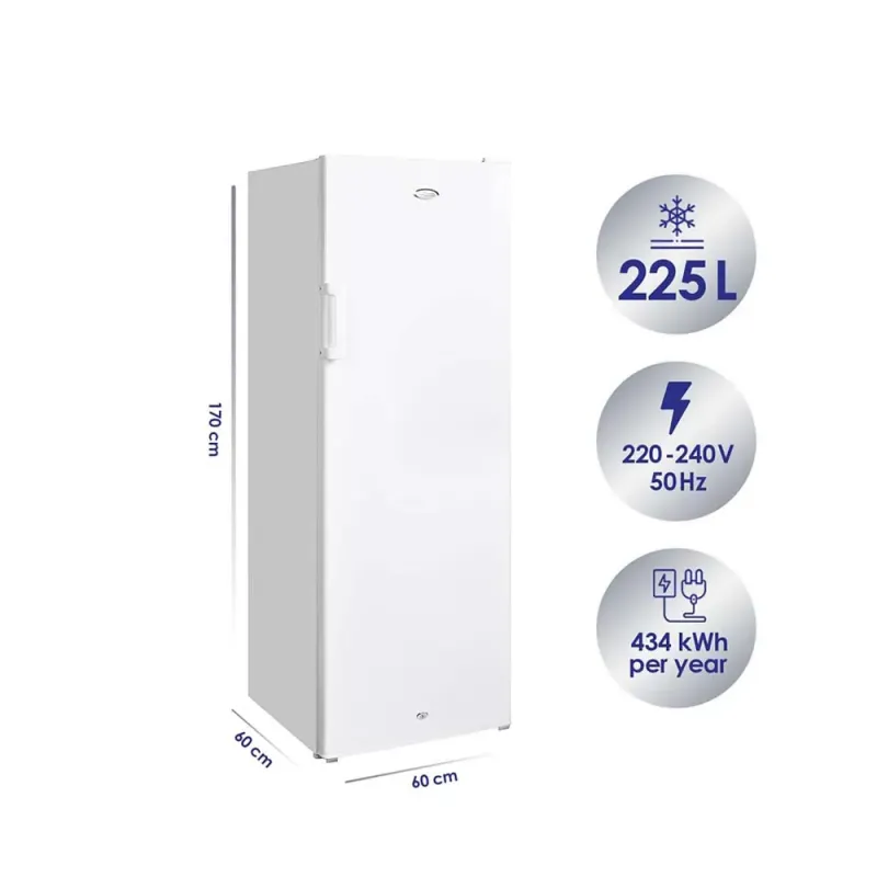 Super General 350L Upright Freezer White  SGUF348HE